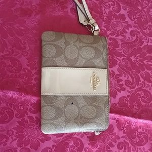 Coach wristlet purse
